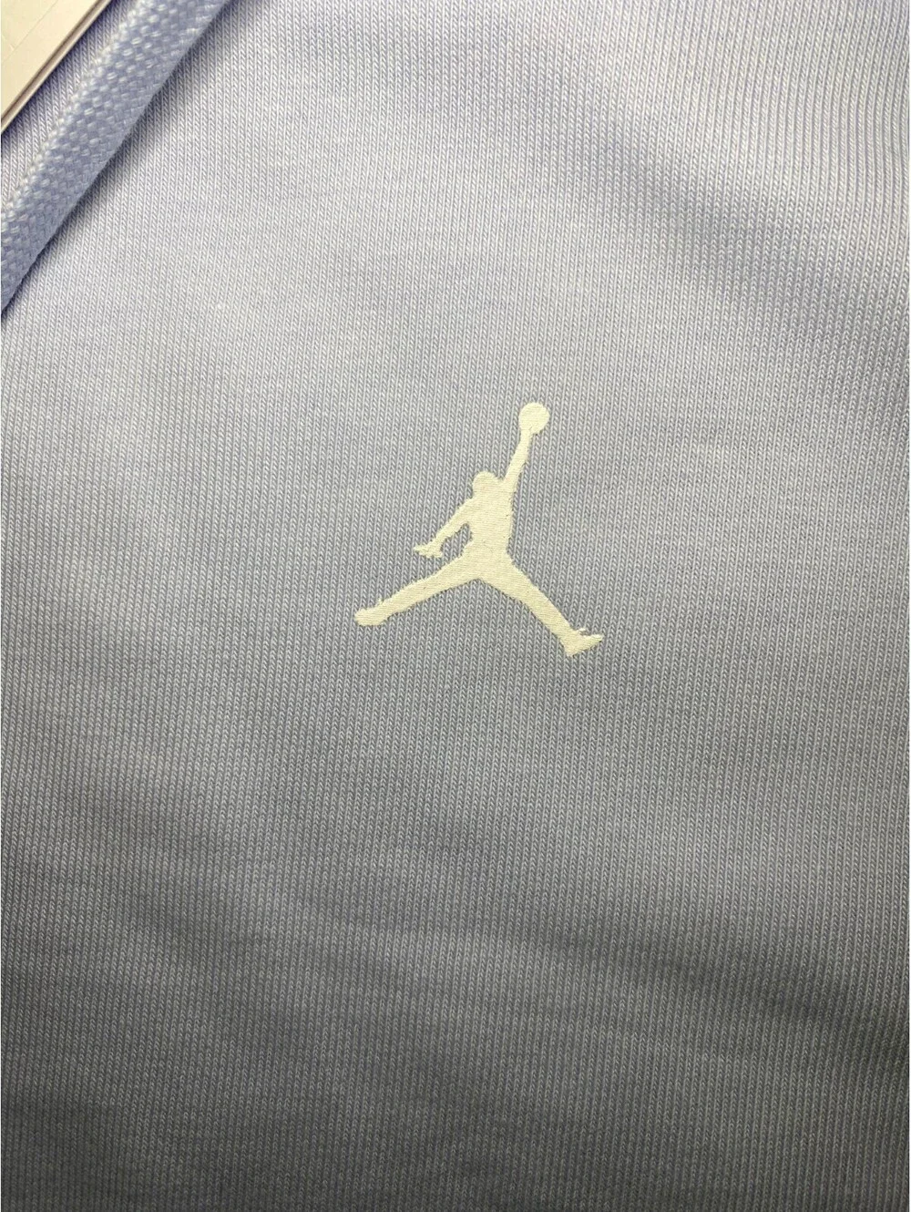 Jordan Sport Dri Fit Hoodie Mens XL Blue Fleece Lined Kangaroo Pockets Pullover